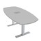 Skutchi Designs 33.5 in W, 69.5 in L, 29 in H, Engineered Wood Top, Grey HAR-ABOT-34X70-T-ELEC-XD01 - alternate 1